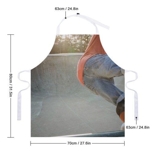 yanfind Custom aprons Ability Balance Blurred Concentrate Concrete Cool Dynamic Energy Ethnic Exercise Fast white white-style1 70×80cm