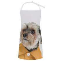 yanfind Custom aprons Adorable Calm Carefree Colorful Comfort Curious Dog Floor Fluff Friendly Fur white white-style1 70×80cm