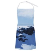 yanfind Custom aprons Snow Landscape Beautiful Pure white white-style1 70×80cm