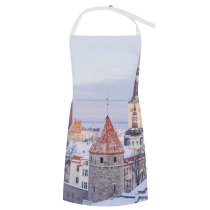 yanfind Custom aprons Architecture Buildings Castle Cathedral Church City Gothic Snow Town Winter white white-style1 70×80cm