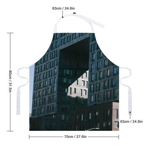 yanfind Custom aprons Accommodation Apartment Block Sky Building Center Central City Commerce Community Complex Condominium white white-style1 70×80cm