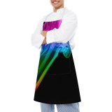 yanfind Custom aprons Rainbow Abstract Burn Isolated Spirit Trail Twirl white white-style1 70×80cm