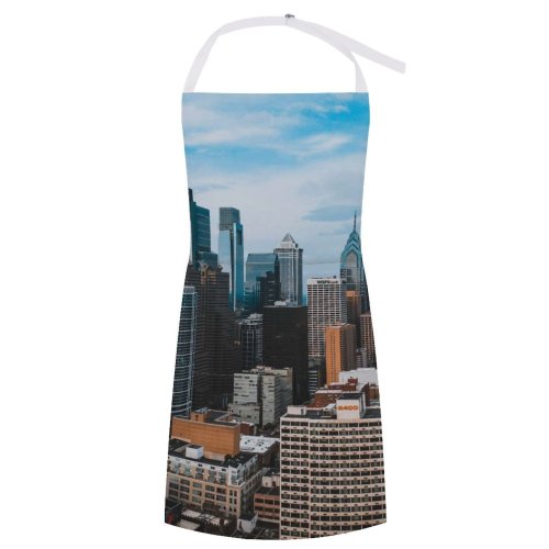 yanfind Custom aprons Accommodation Aerial America Apartment Architecture Avenue Building Center Central City Cityscape Commerce white white-style1 70×80cm