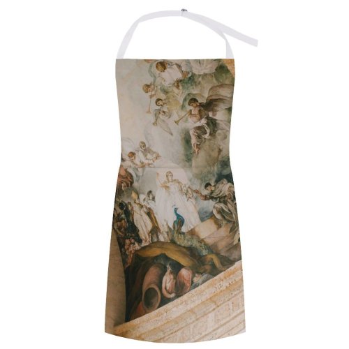 yanfind Custom aprons Aged Ancient Arch Arched Art Artwork Building Burial Ceiling Classic Construction Craft white white-style1 70×80cm