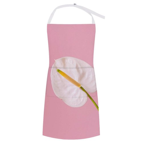 yanfind Custom aprons Abundance Anthurium Aroma Aromatic Beautiful Bloom Botany Bud Cultivate Decor Decoration002 white white-style1 70×80cm