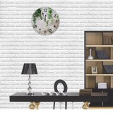 yanfind Fashion PVC Wall Clock Abandoned Aged Botany Building Construction Daylight Daytime Design Detail Exterior Facade Mute Suitable Kitchen Bedroom Decorate Living Room