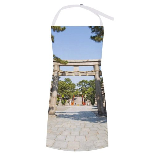 yanfind Custom aprons Aged Ancient Architecture Attract Belief Sky Building Construction Destination Doorway Entrance white white-style1 70×80cm