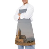 yanfind Custom aprons Aged Ancient Architecture Belief Believe Building Cathedral Catholic Cereal Church Countryside Faith white white-style1 70×80cm