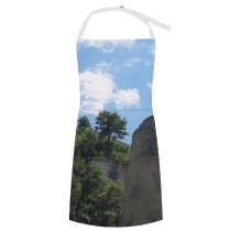 yanfind Custom aprons Natural Beauty Beautiful Rock Sky Clouds Landscape Outdoors Cloudy Trees white white-style1 70×80cm