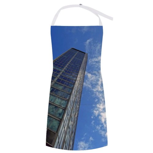 yanfind Custom aprons Architectural Design Architecture Building Futuristic Glass Items High Shot Sky white white-style1 70×80cm