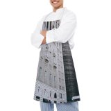 yanfind Custom aprons Accommodation Apartment Arched Architecture Avenue Building Car City Cloudless Condominium Construction Contemporary white white-style1 70×80cm