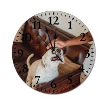 yanfind Fashion PVC Wall Clock Adorable Affection Anonymous Care Caress Casual Couch Cozy Creature Crop Mute Suitable Kitchen Bedroom Decorate Living Room