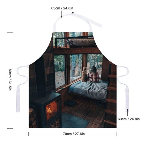 yanfind Custom aprons Admire Adorable Anonymous Apartment Home Bed Bedroom Brunette Calm Carefree Chill Comfort white white-style1 70×80cm