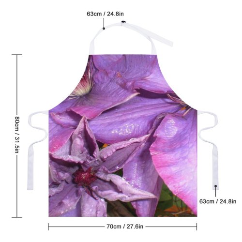 yanfind Custom aprons Flower Flowers Sunny Purple Bloom Dying Summer white white-style1 70×80cm