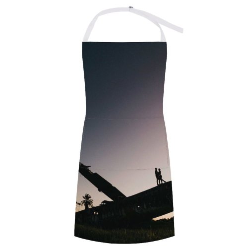 yanfind Custom aprons Abandoned Accident Aircraft Airplane Anonymous Aviation Bonding Boyfriend Space Couple Damaged Dark white white-style1 70×80cm