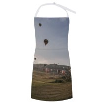 yanfind Custom aprons Adventure Balloon Altitude Calm Cappadocia Cloudy Colorful Space Countryside Daylight Destination white white-style1 70×80cm