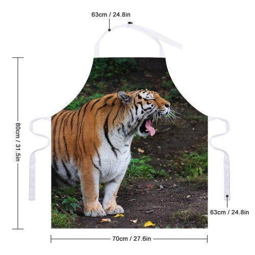 yanfind Custom aprons 007 white white-style1 70×80cm