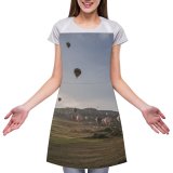 yanfind Custom aprons Adventure Balloon Altitude Calm Cappadocia Cloudy Colorful Space Countryside Daylight Destination white white-style1 70×80cm