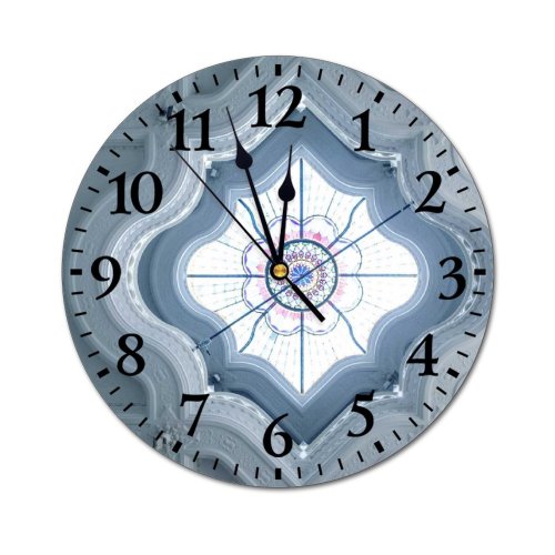yanfind Fashion PVC Wall Clock Architecture Attract Building Ceiling Classic Construction Decor Decoration Design Destination Detail001 Mute Suitable Kitchen Bedroom Decorate Living Room