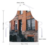 yanfind Custom aprons Accommodation Aged Architecture Area Brick Wall Building City Construction Daytime Design District white white-style1 70×80cm