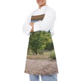 yanfind Custom aprons Architecture Cobblestone Country Daylight Door Empty Glass Items Light Tree white white-style1 70×80cm