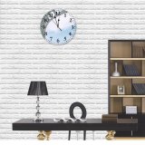 yanfind Fashion PVC Wall Clock Arched Architecture Area Attract City Cityscape Cloudy Construction Contemporary Daylight Daytime Mute Suitable Kitchen Bedroom Decorate Living Room