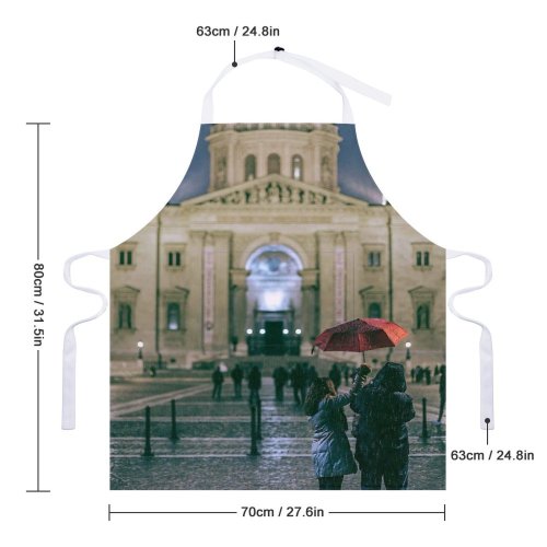 yanfind Custom aprons Adventure Ancient Anonymous Architecture Authentic Budapest Building Cathedral Catholic Church Civilization white white-style1 70×80cm