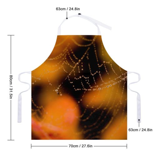 yanfind Custom aprons Web Droplets Pearls Autumn  white-style1 70×80cm