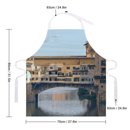 yanfind Custom aprons Aged Ancient Arch Architecture Attract Building City Classic Cloudy Construction white white-style1 70×80cm