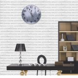 yanfind Fashion PVC Wall Clock Beauty Botany Breathtaking Coniferous Space Daytime Evergreen Fir Fog Forest Grow Growth Mute Suitable Kitchen Bedroom Decorate Living Room