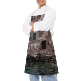 yanfind Custom aprons Adriatic Aged Architecture Bristly Castle Croatia Daytime Door Europe Exterior Facade Fortress white white-style1 70×80cm