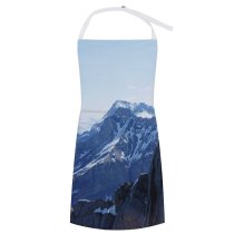 yanfind Custom aprons Snow Chair Landscape Beautiful Pure Cliffs white white-style1 70×80cm