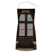 yanfind Custom aprons Aged Ancient Architecture Attract Bench Building Castle Cloth Curtain Daylight Daytime white white-style1 70×80cm