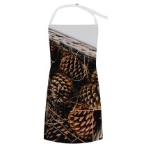 yanfind Custom aprons Arrangement Assorted Basket Bunch Cone Coniferous Container Detail Dried Fir From white white-style1 70×80cm