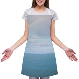 yanfind Custom aprons Aerial Aqua Atmosphere Bay Cloud Colorful Space Crystal Daylight Deep Drone Endless white white-style1 70×80cm
