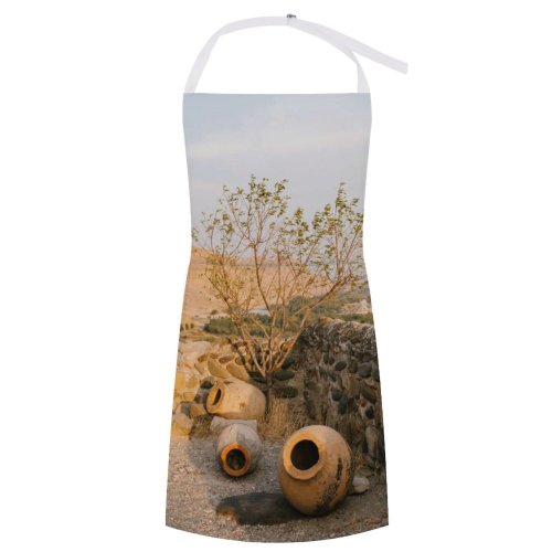 yanfind Custom aprons Abandoned Aged Ancient Barrier Broken Building Cement Ceramic Classic Clay Construction Crack white white-style1 70×80cm