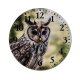yanfind Fashion PVC Wall Clock Bird Cute Beak Eagle Portrait Outdoors Wild Wildlife Staring Mute Suitable Kitchen Bedroom Decorate Living Room