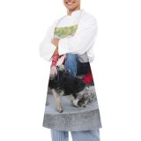 yanfind Custom aprons Adorable Affection Attentive Blurred Bonding Boy Caress Casual Charming Child City white white-style1 70×80cm