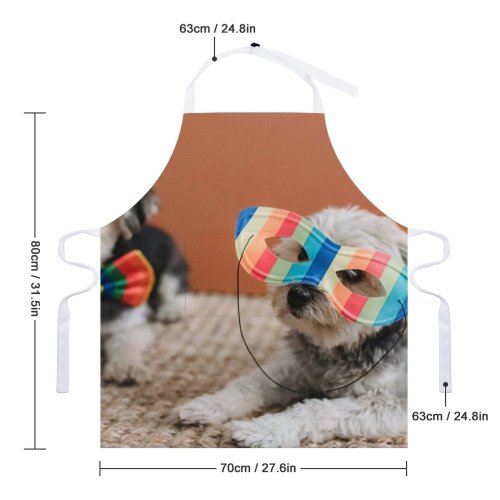 yanfind Custom aprons Accessory Adorable Bow Tie Calm Carpet Celebrate Cloth Colorful Comfort Cozy white white-style1 70×80cm