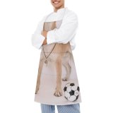 yanfind Custom aprons Active Adorable Amusing Ball Care Championship Competition Space Creature Cute Dog white white-style1 70×80cm