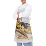yanfind Custom aprons Adorable Alone Calm Clever Comfort Dog Fiction Floor Fluff Friendly Glasses white white-style1 70×80cm