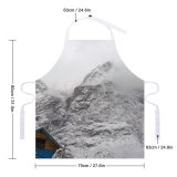 yanfind Custom aprons Peak Snow Himalayas Home Building Top Cloudy Fog Winter Snowbound white white-style1 70×80cm
