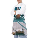 yanfind Custom aprons Adorable Balcony Blurred Calico Cat Chill Classic Cozy Creature Cute Daytime Enjoy white white-style1 70×80cm