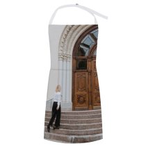 yanfind Custom aprons Architecture Beauty City Citystyle Door Doorway Elegant Entrance Facade Historical Building Lady white white-style1 70×80cm