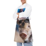 yanfind Custom aprons Adorable Agriculture Baby Calm Countryside Creature Cute Domesticated Enclosure Farm Farming white white-style1 70×80cm