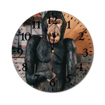yanfind Fashion PVC Wall Clock Abandoned Aged Angry Architecture Artwork Building Concrete Construction Daytime Decoration Decorative Design Mute Suitable Kitchen Bedroom Decorate Living Room