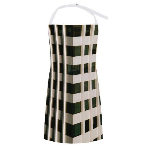 yanfind Custom aprons Abstract Architecture Balcony Building Center City Cityscape Commerce Complex Contemporary Space Corner white white-style1 70×80cm
