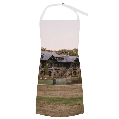 yanfind Custom aprons Accommodation Aged Arched Architecture Attract Building Calm Classic Cloudless Construction Countryside Design white white-style1 70×80cm