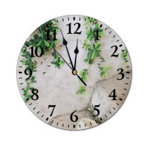 yanfind Fashion PVC Wall Clock Abandoned Aged Botany Building Construction Daylight Daytime Design Detail Exterior Facade Mute Suitable Kitchen Bedroom Decorate Living Room