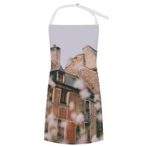 yanfind Custom aprons Accommodation Architecture Area Authentic Brick Wall Building City Cloudy Community Construction white white-style1 70×80cm